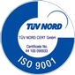 TÜV-certified ISO 9001